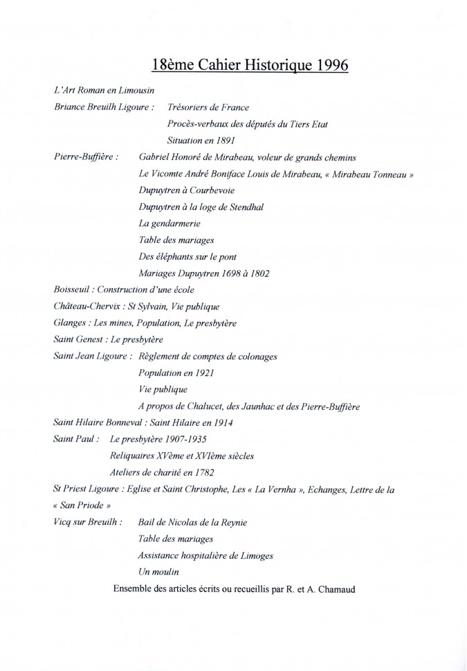 Numéro 18
