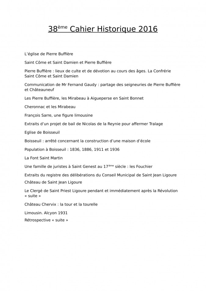 Numéro 38